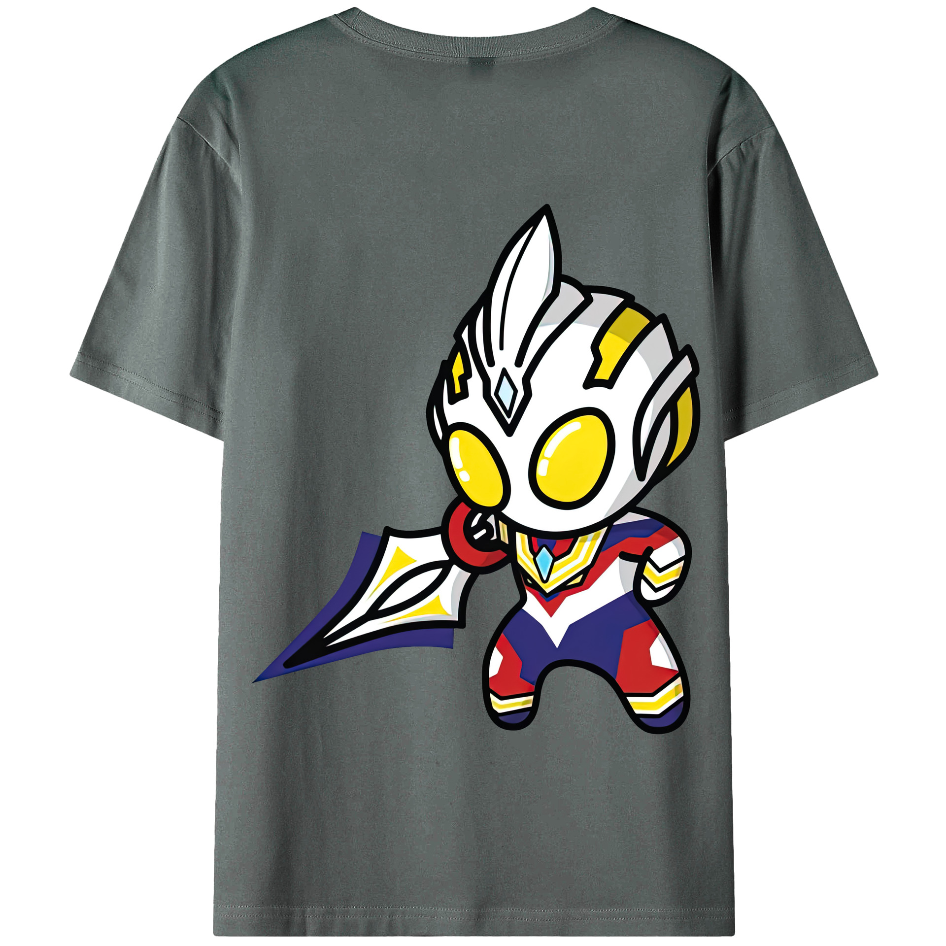 （画像用） ウルトラマン Ultraman 綿100％半袖Tシャツ（背面プリント）